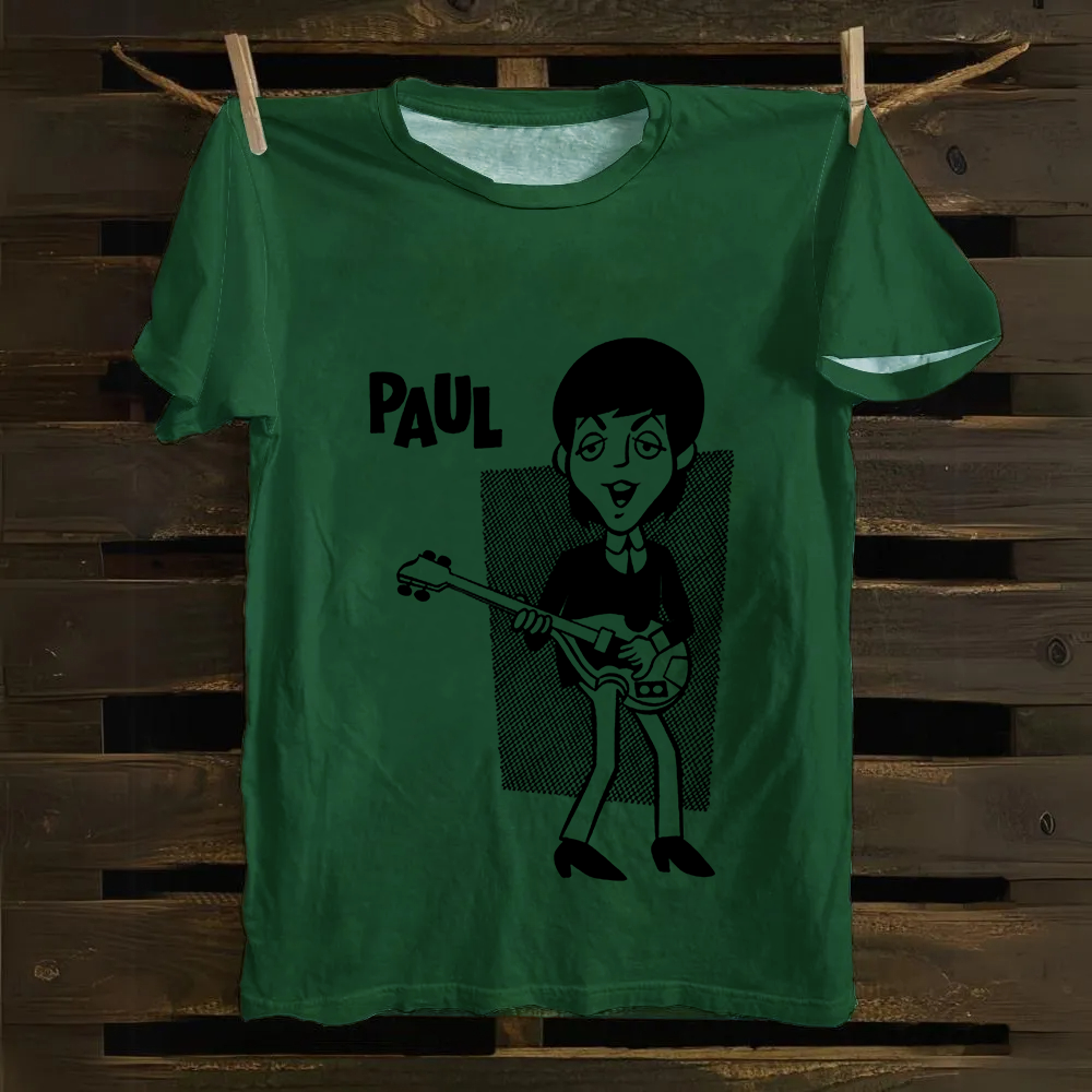 Paul McCartney Musicians Cotton T-Shirt