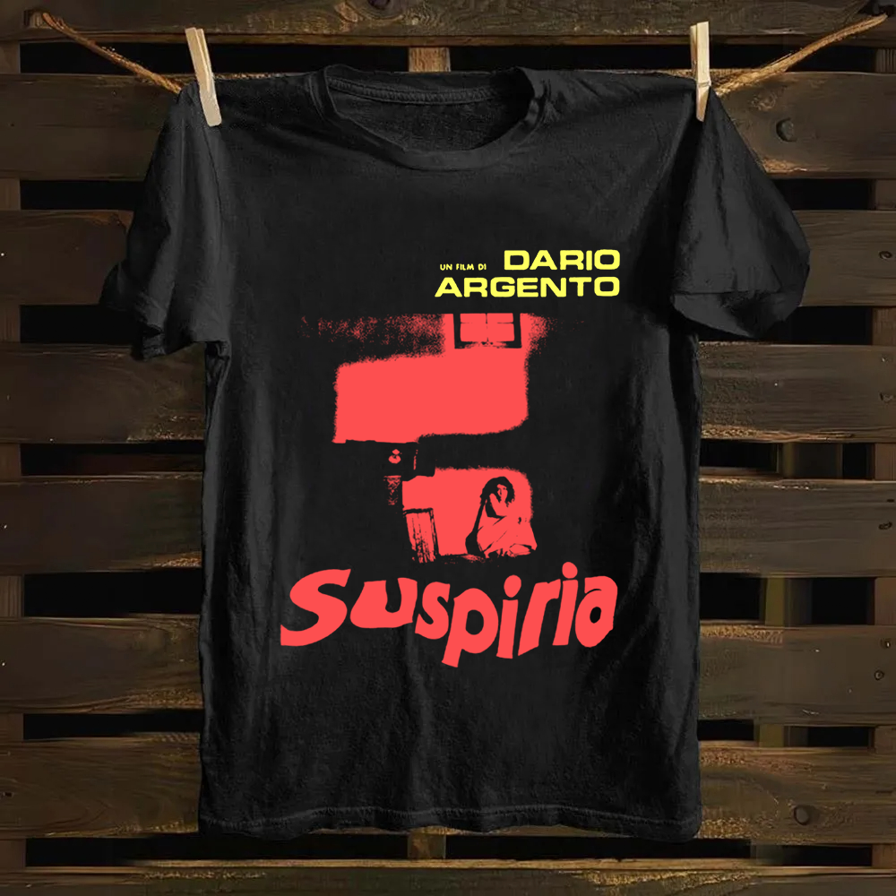 Unisex Vintage Suspiria Horror Movie Cotton T-Shirt