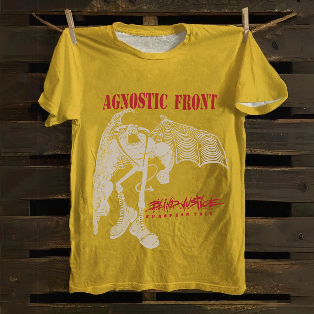 Agnostic Front Band Cotton T-Shirt