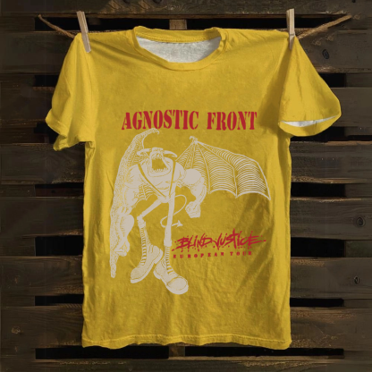 Agnostic Front Band Cotton T-Shirt