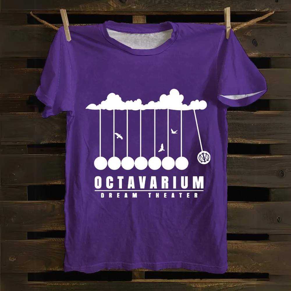 Unisex Vintage Dream Theater Rock Band Cotton T-Shirt