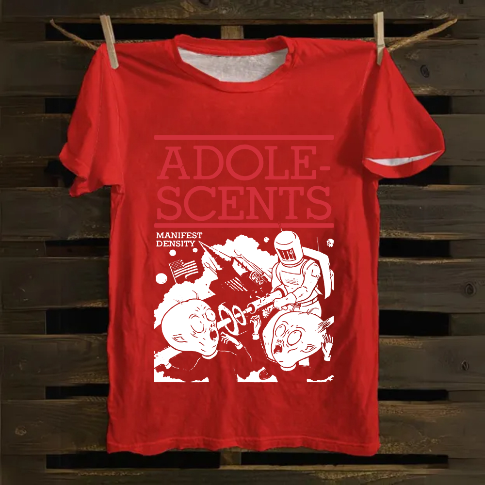 Unisex Vintage  Adolescents Band Cotton T-Shirt