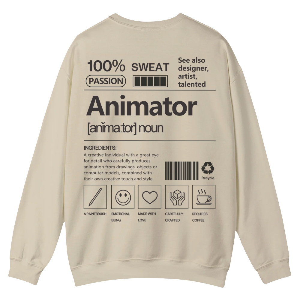 Animator Casual Crewneck Sweatshirt