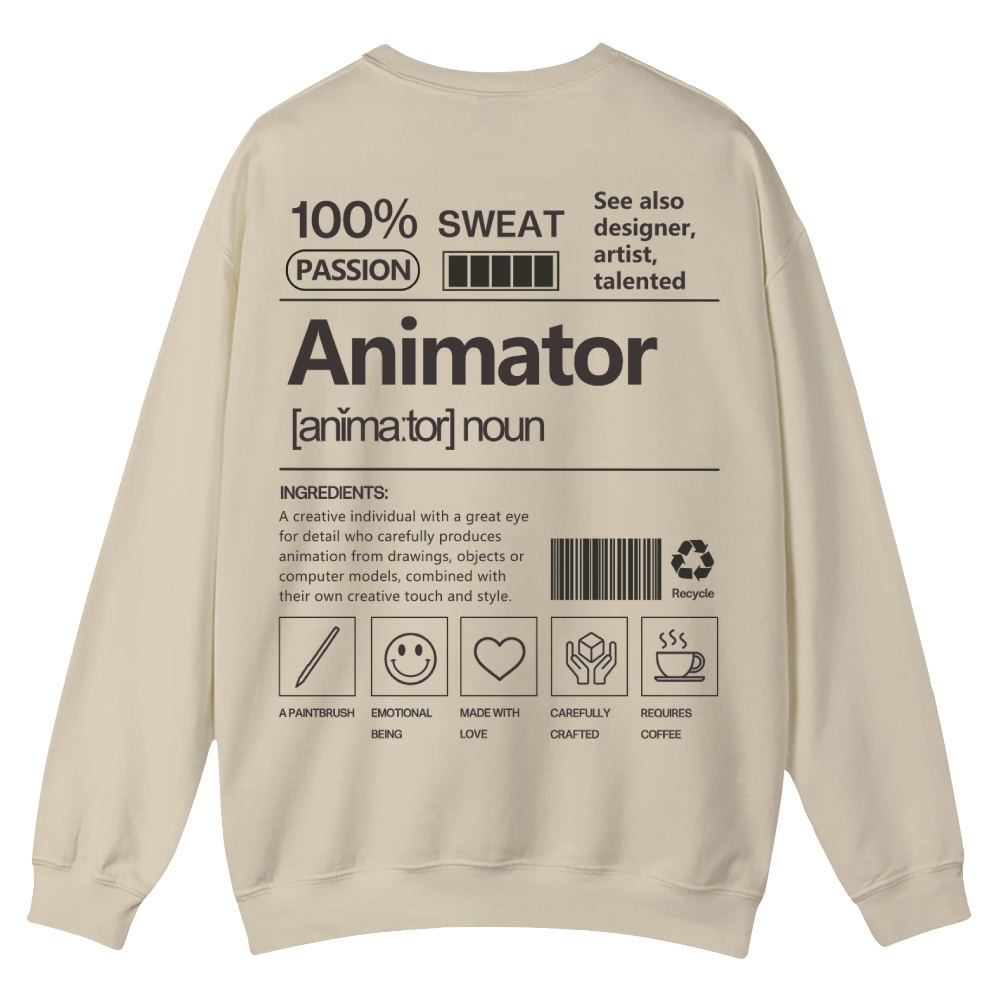 Animator Casual Crewneck Sweatshirt