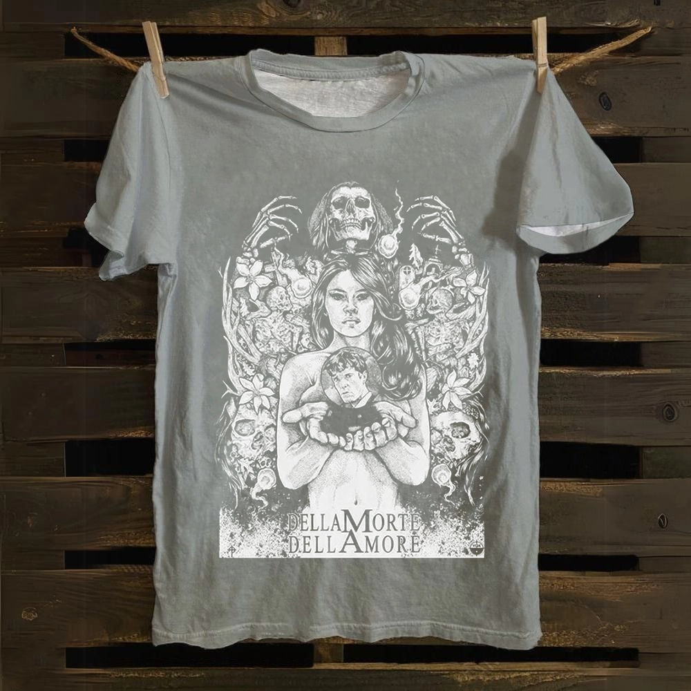 Unisex Vintage Cemetery Man(1994) Horror Movie Cotton T-Shirt