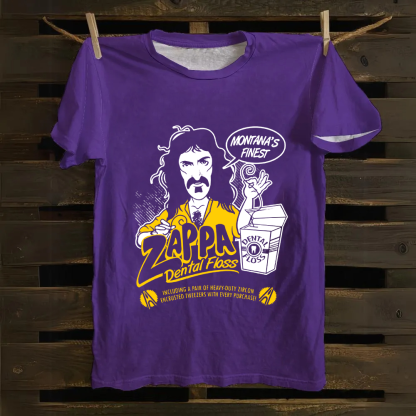 Unisex Vintage Frank Zappa Composer Cotton T-Shirt