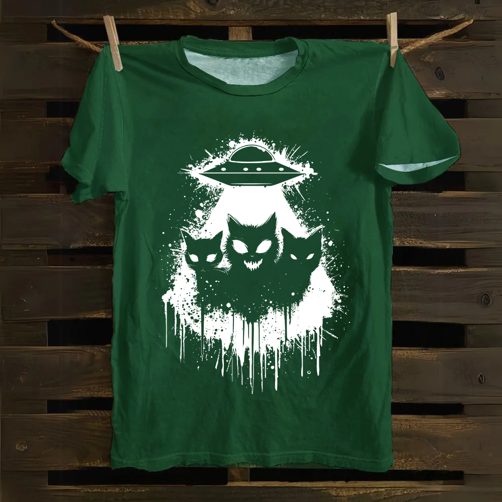 Unisex Vintage Alien Horror Movie Cotton T-Shirt