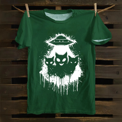 Unisex Vintage Alien Horror Movie Cotton T-Shirt