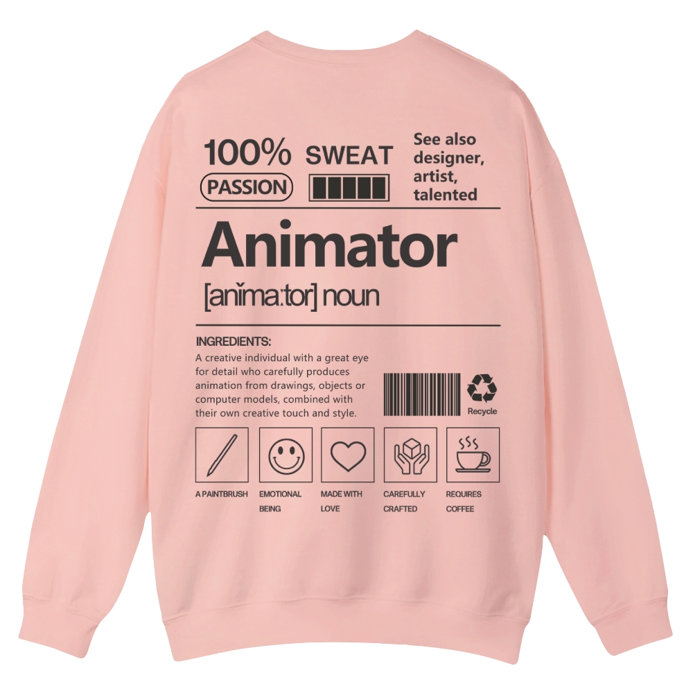 Animator Casual Crewneck Sweatshirt