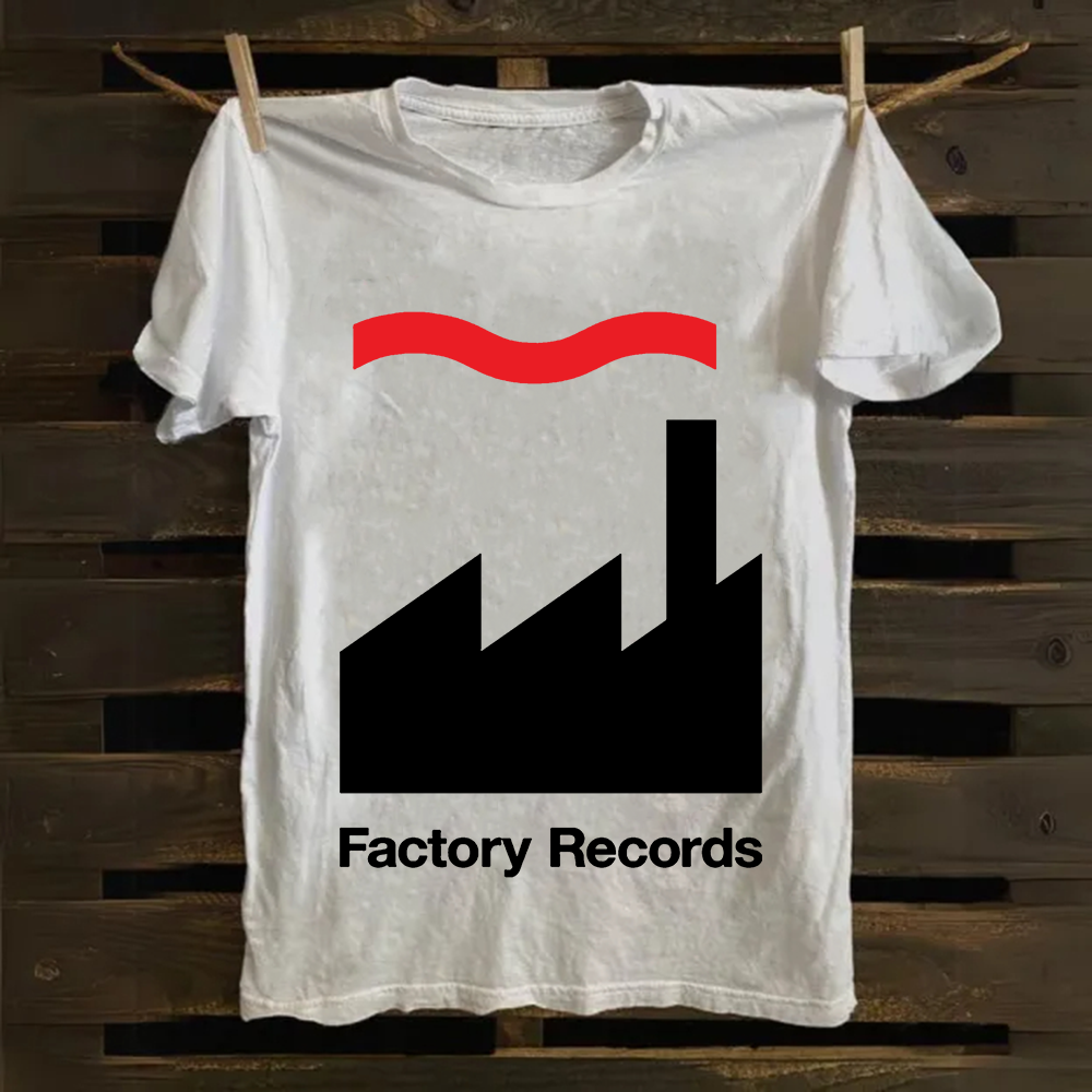 Unisex Factory Records Company Cotton T-Shirt