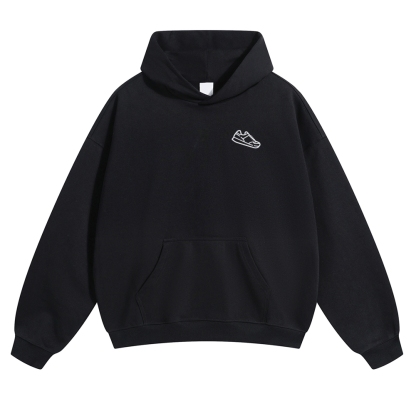 Runner Solid Color Hoodie