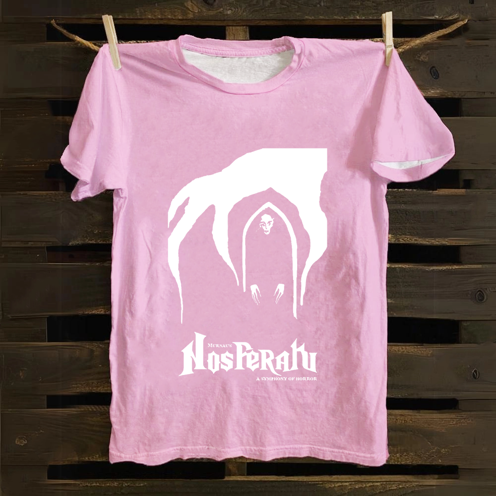 Unisex Vintage Nosferatu Horror Movie Cotton T-Shirt