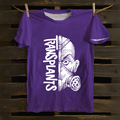 Unisex Vintage Transplants Band Cotton T-Shirt