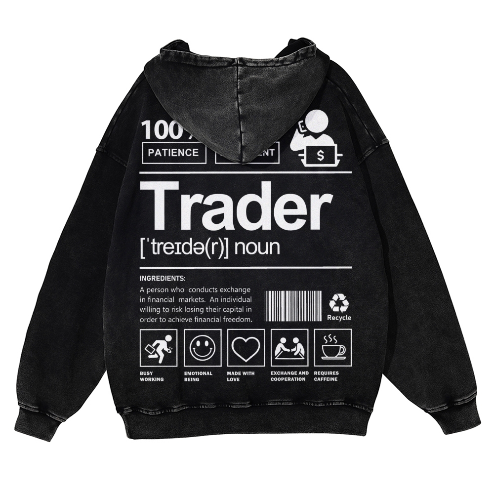 Trader Casual Washed Hoodie