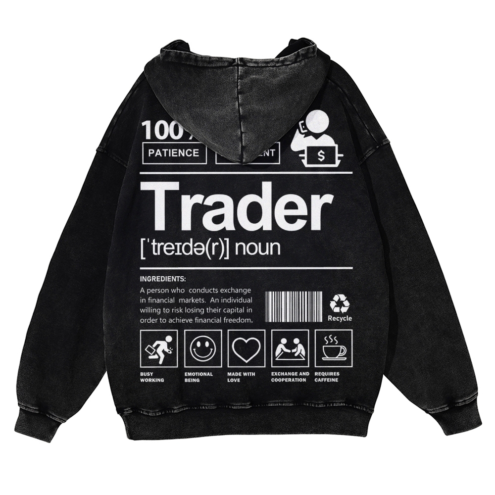 Trader Casual Washed Hoodie