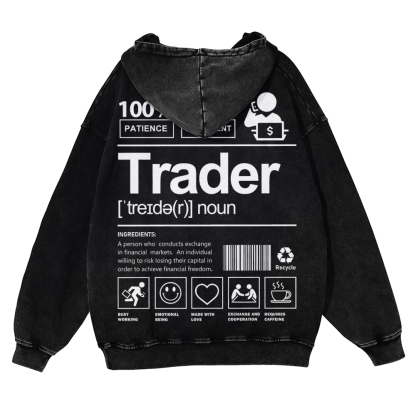 Trader Casual Washed Hoodie