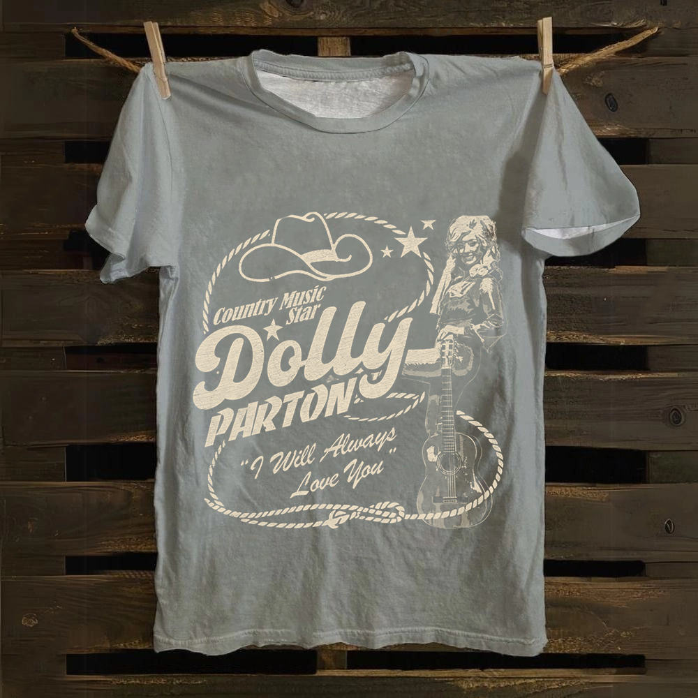 Dolly Parton Singer Cotton T-Shirt