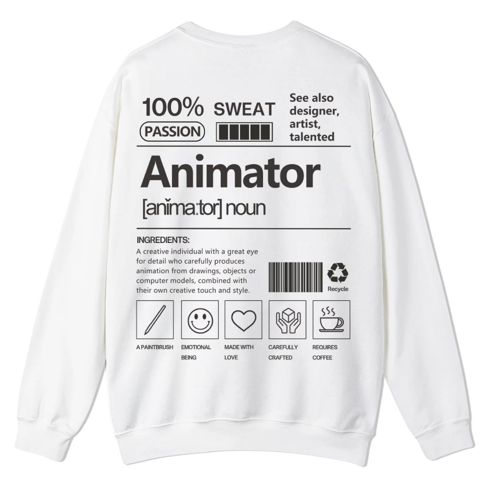 Animator Casual Crewneck Sweatshirt