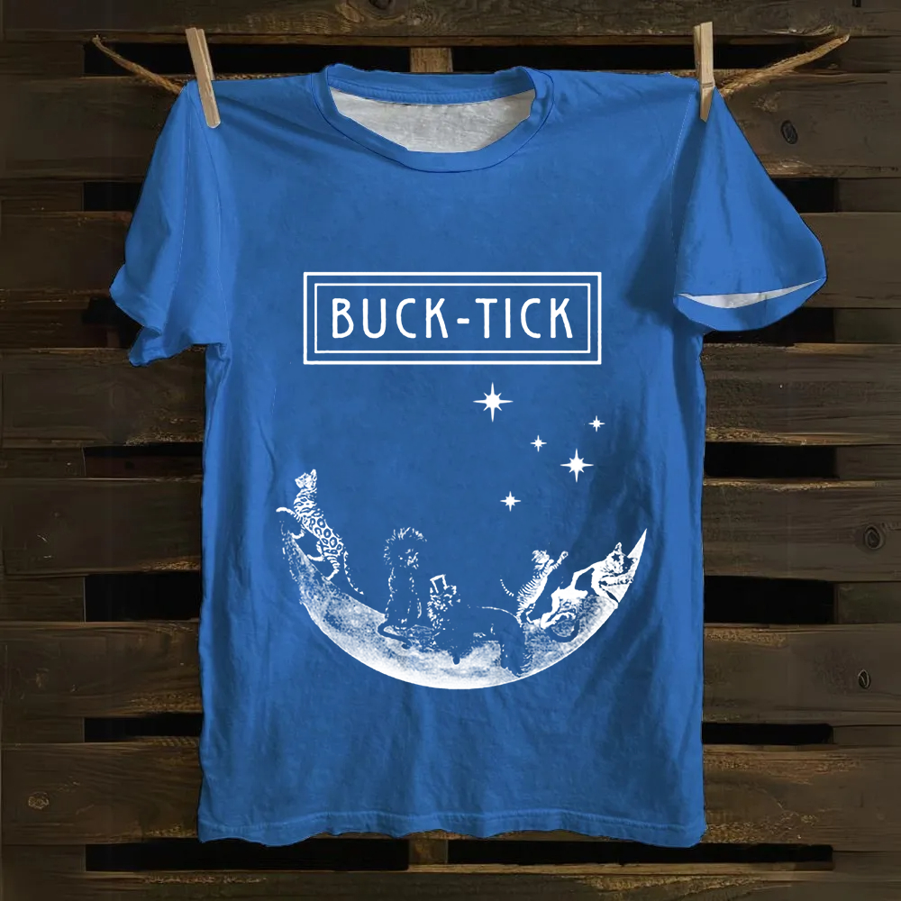 Unisex Vintage Buck-Tick Band  Cotton T-Shirt