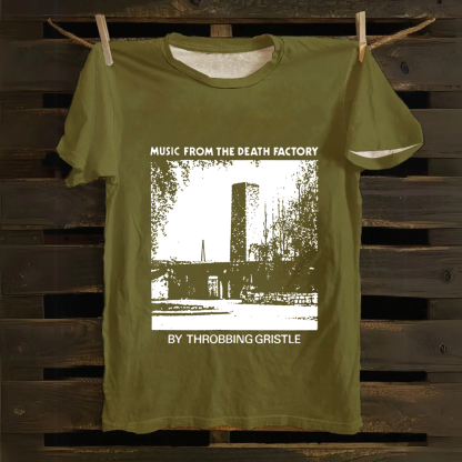 Music From The Death Factory - Throbbing Gristle Band Cotton T-Shirt