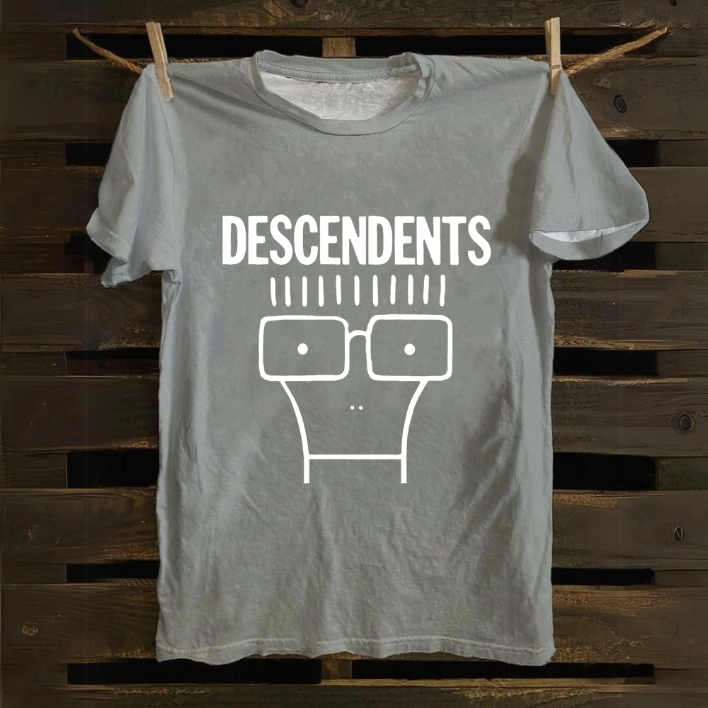 Unisex Vintage Descendents Punk Rock Band Cotton T-Shirt