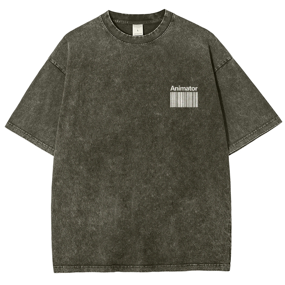 Animator Unisex Fit Washed T-Shirt
