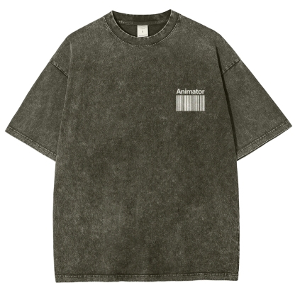 Animator Unisex Fit Washed T-Shirt