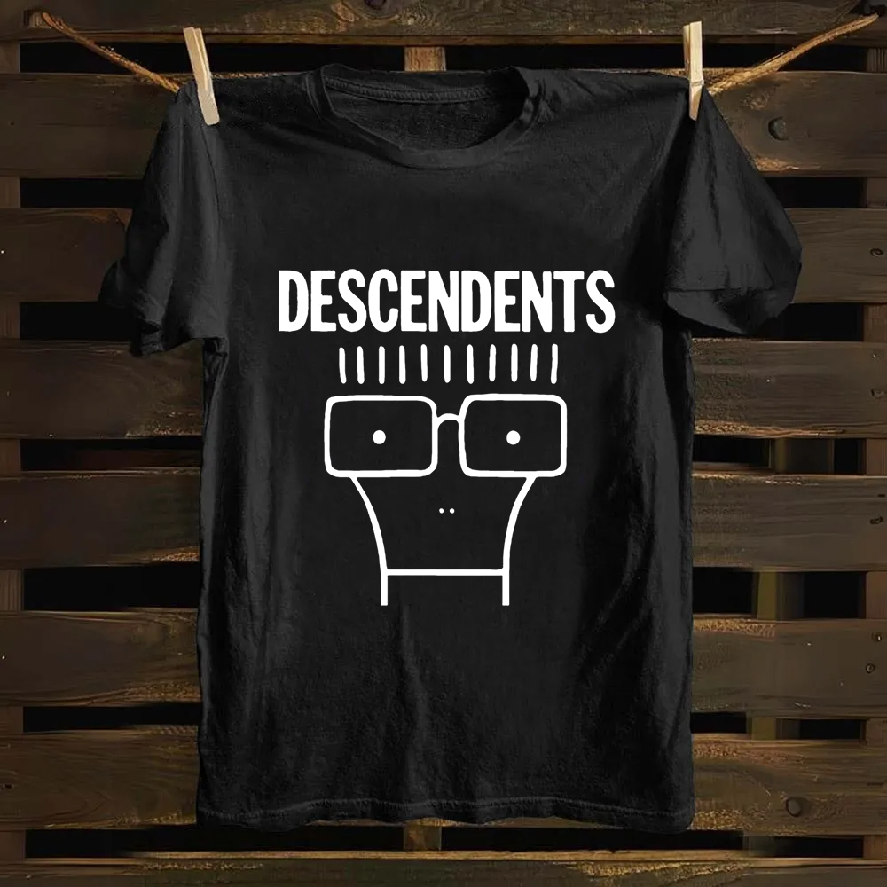 Unisex Vintage Descendents Punk Rock Band Cotton T-Shirt
