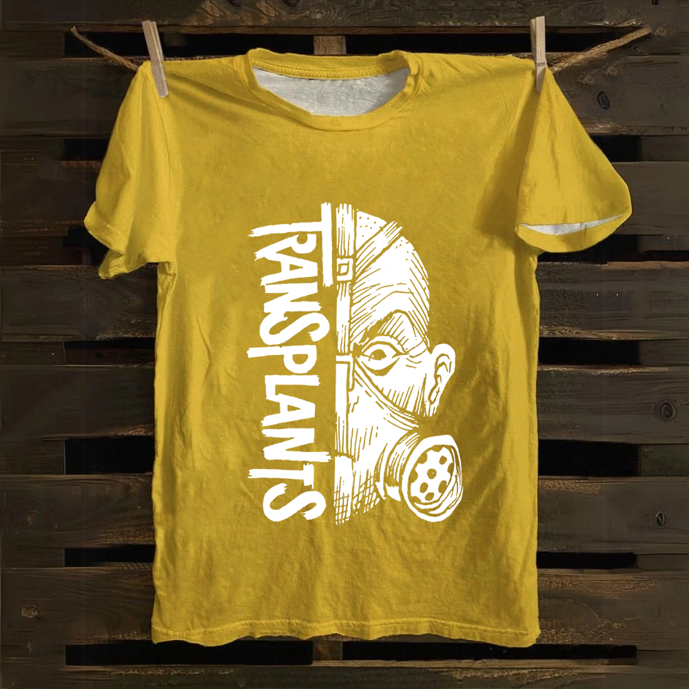 Unisex Vintage Transplants Band Cotton T-Shirt