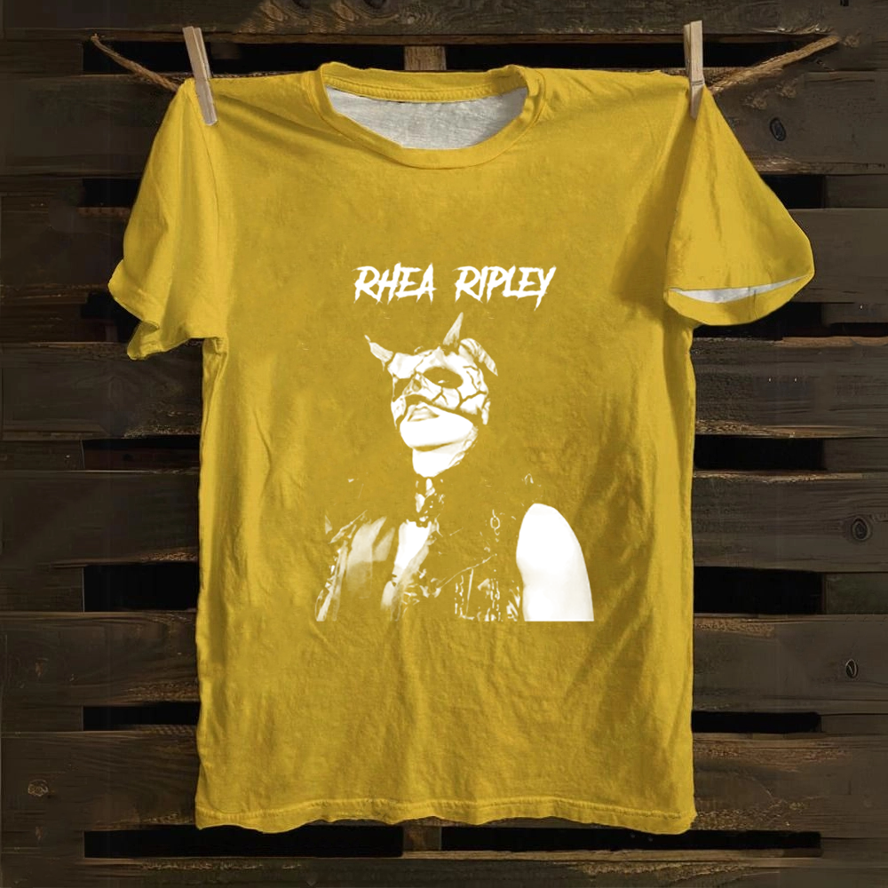 WWE Rhea Ripley The Mask Cotton T-Shirt