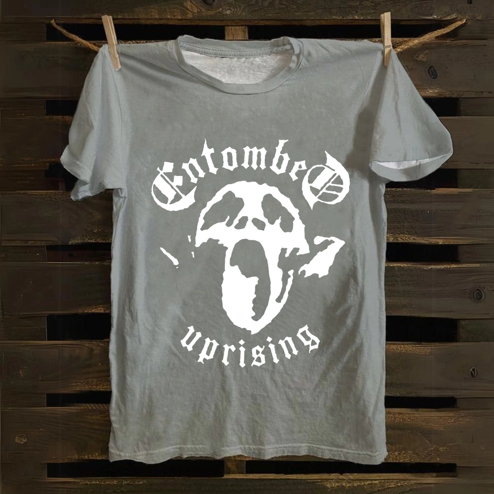 Unisex Vintage Entombed Cotton T-Shirt