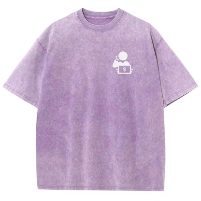Trader Unisex Fit Washed T-Shirt