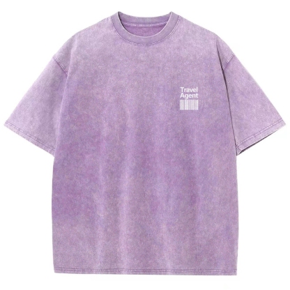 Travel Agent Unisex Fit Washed T-Shirt