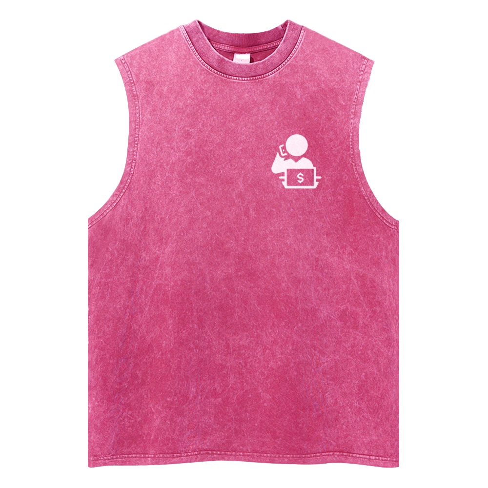Trader Unisex Washed Tank Top