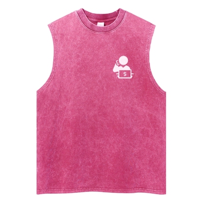 Trader Unisex Washed Tank Top