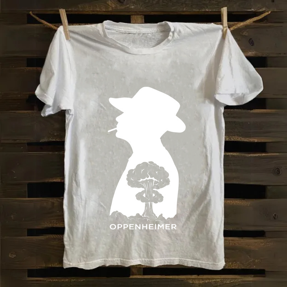 Unisex Vintage  Oppenheimer Movie  Cotton T-Shirt