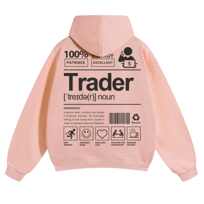 Trader Solid Color Hoodie