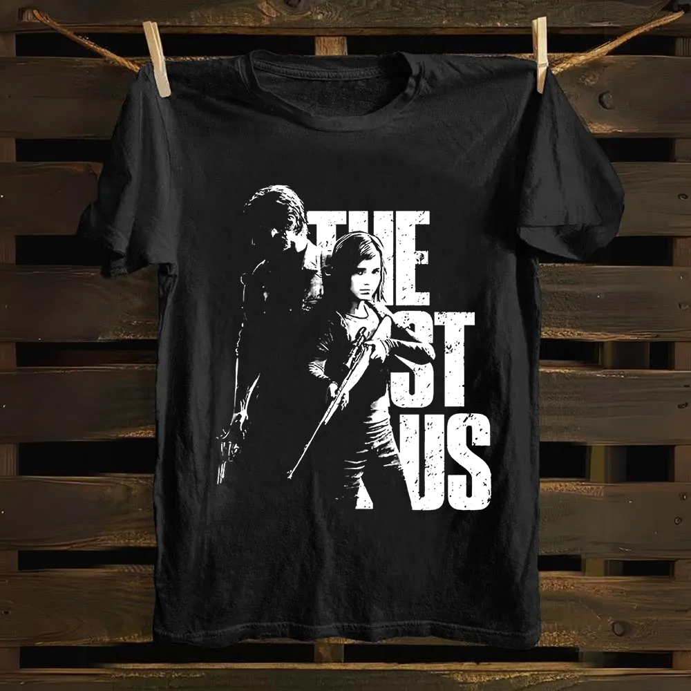 Unisex Vintage The Last of Us Horror Game Movie Cotton T-Shirt