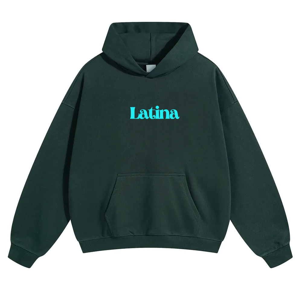 Latina Unisex Fit Color Hoodie wearishow