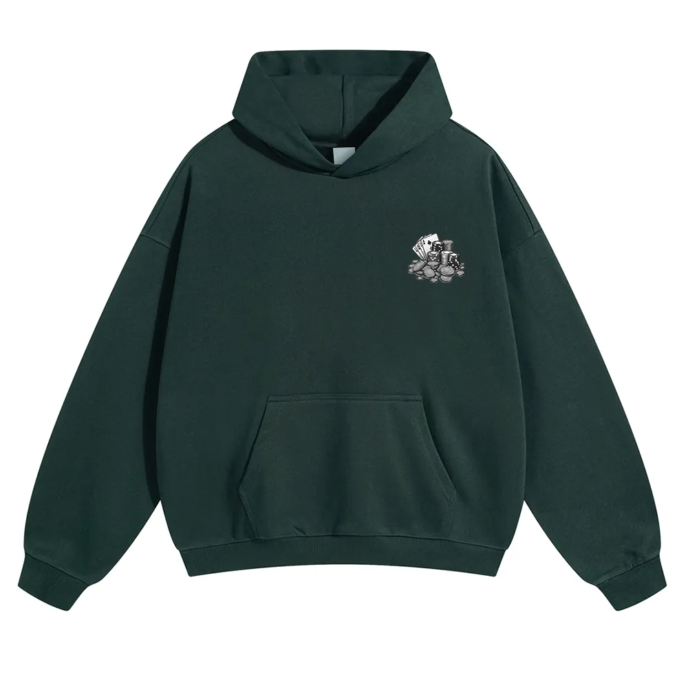 Professional Gambler Unisex Solid Color Hoodie wearishow