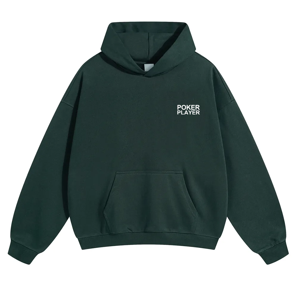 Poker Player Unisex Solid Color Hoodie wearishow