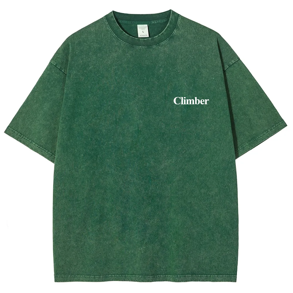 Climber Unisex Fit Washed T-Shirt