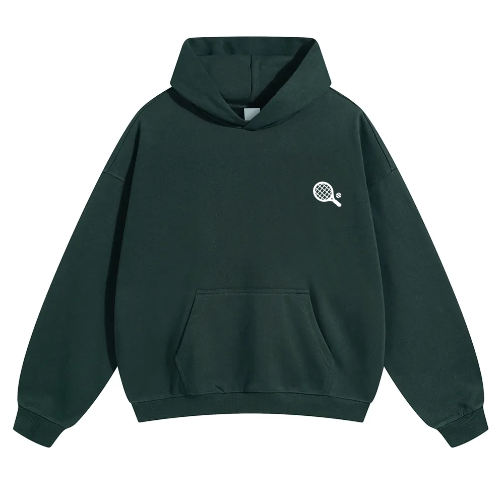 Padel Player Unisex Solid Color Hoodie wearishow