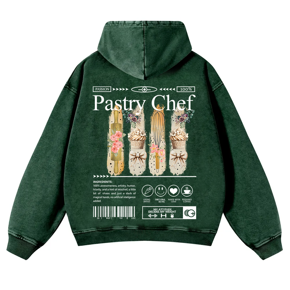 Pastry Chef Washed Hoodie wearishow