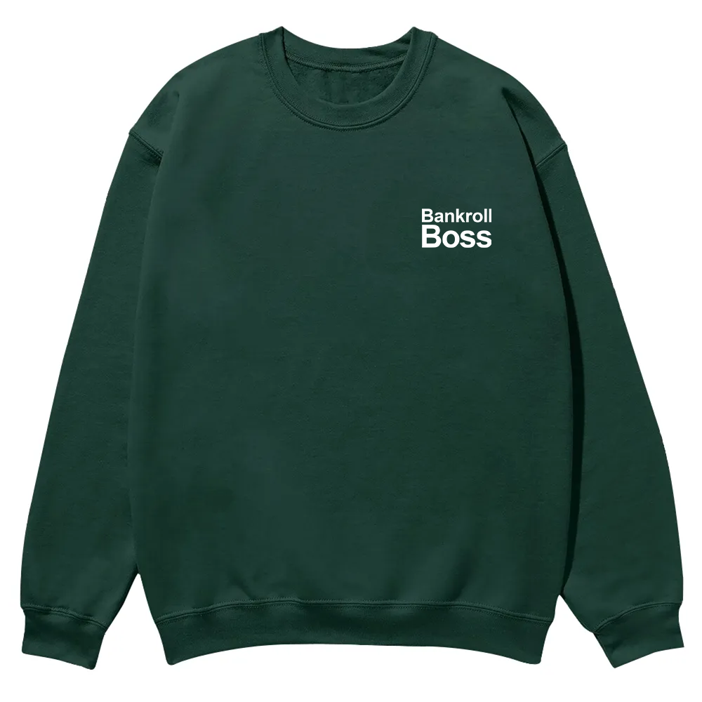 Bankroll Boss Casual Crewneck Sweatshirt wearishow