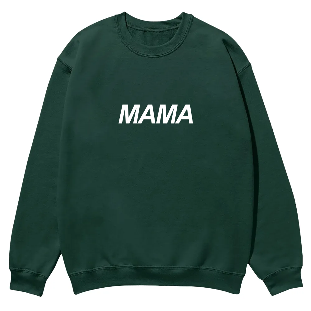 Mama Casual Crewneck Sweatshirt wearishow