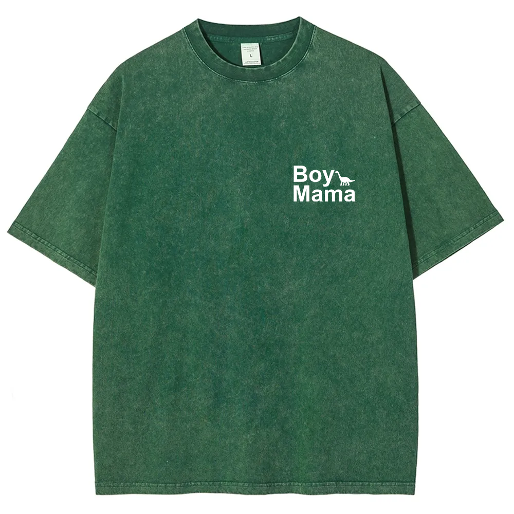 Boy Mama Unisex Fit Washed T-Shirt