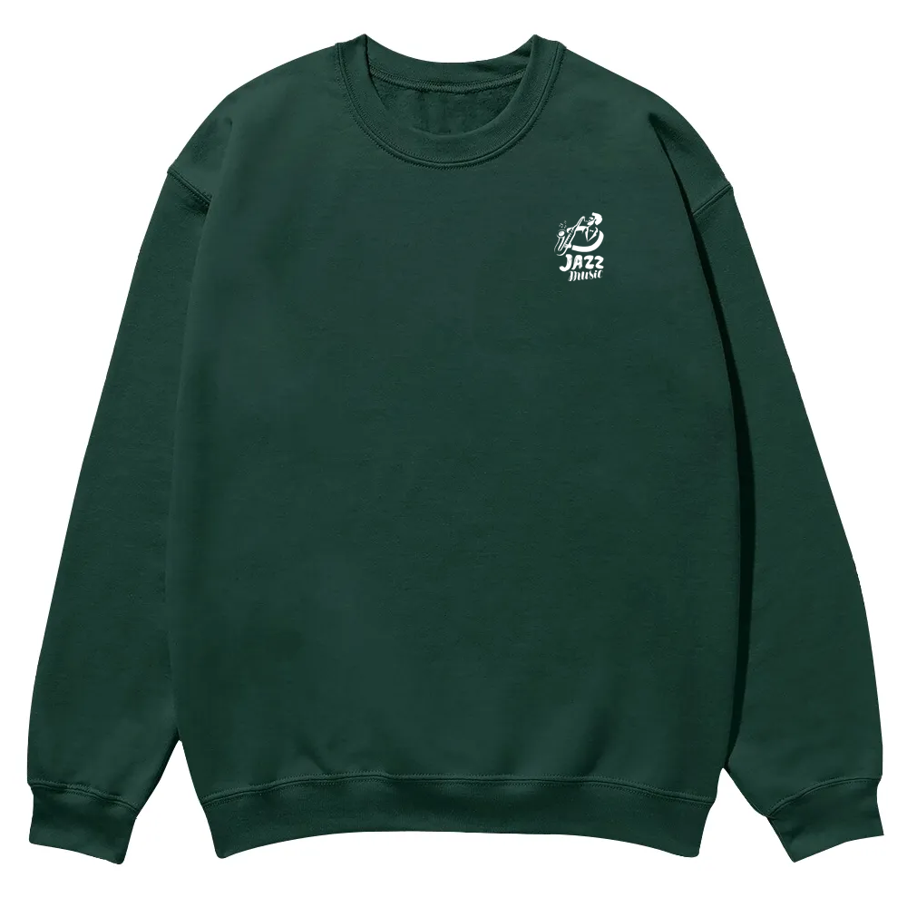 Saxophonist Unisex  Casual Crewneck Sweatshirt wearishow
