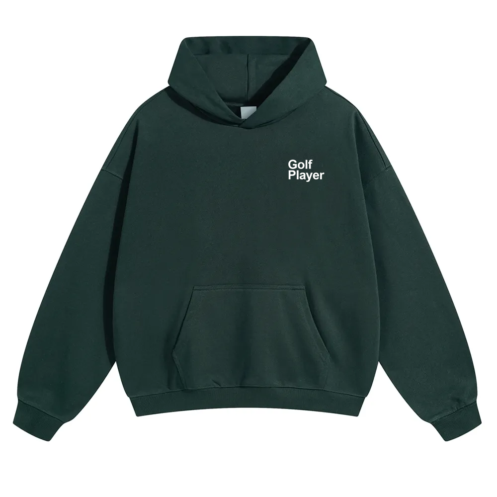Golf Player Unisex Solid Color Hoodie wearishow