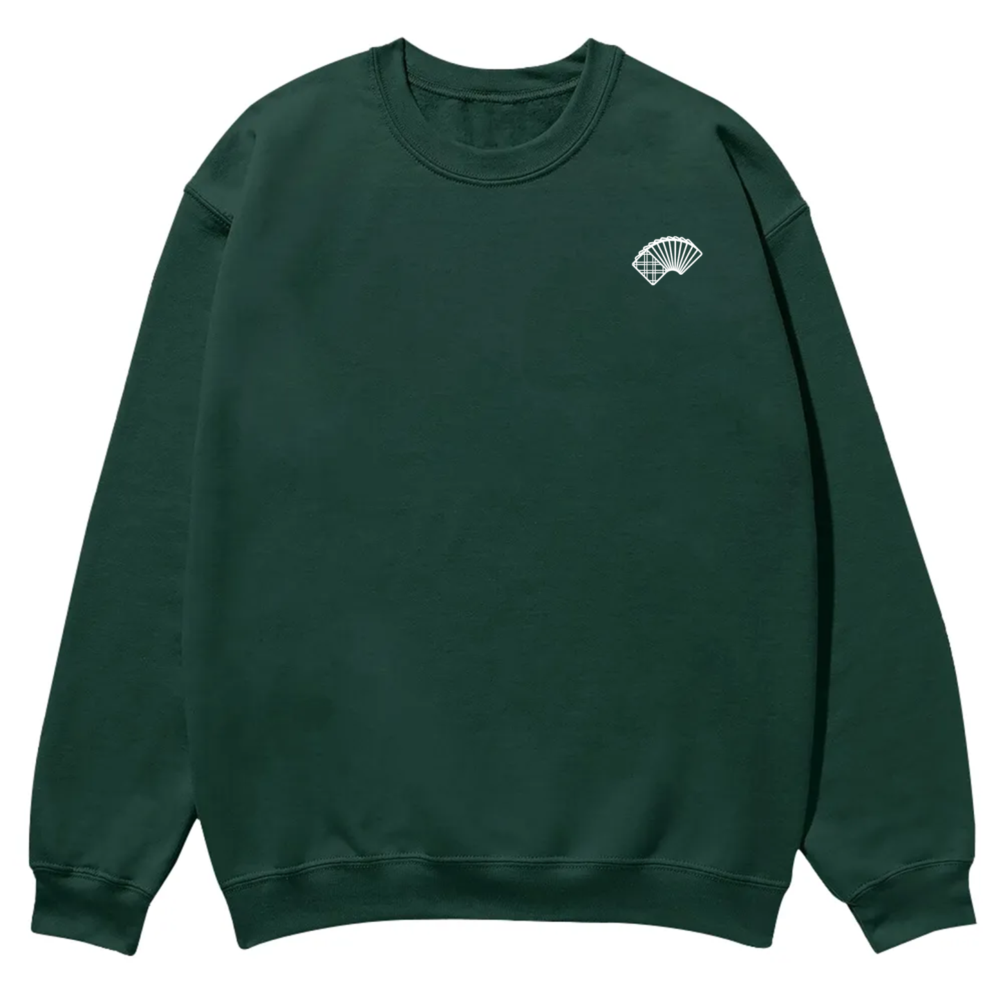 Poker Player Unisex Casual Crewneck Sweatshirt